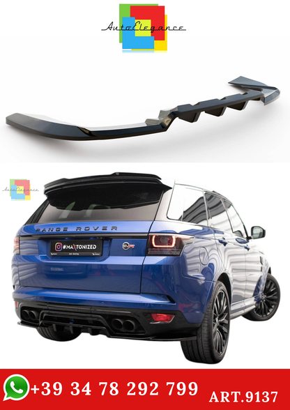🔥ART.9137 SPLITTER POSTERIORE ADATTO PER LAND ROVER RANGE ROVER SPORT SVR Mk2🔥