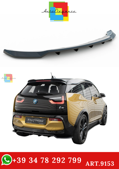 🔥ART.9153 SPLITTER POSTERIORE (CON BARRE VERTICALI) BMW i3 S Mk1 FACELIFT🔥