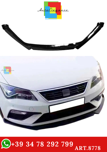 🔥ART.8778 SPOILER LABBRO PER SEAT LEON MK3 5F FIBRA DI CARBONIO 17-20🔥