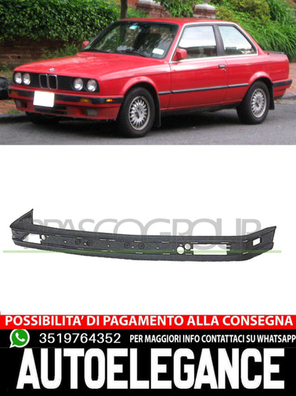 Paraurti Prasco Anteriore NERO-LISCIO DA PRIMERIZZARE per BMW 3 E30 51111976134