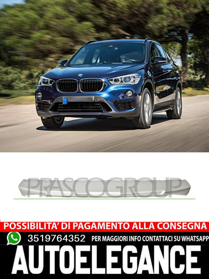 SPOILER centrale paraurti anteriore-grigio per Bmw X1 F48 08/15 -  51117425977