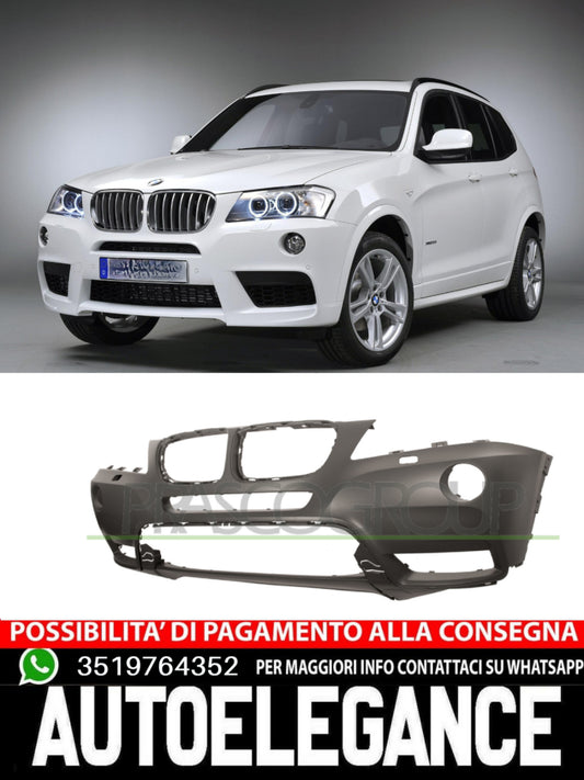 Paraurti Prasco Anteriore CON PRIME FORI LAVAFAR per BMW X3 F25 xDrive sDrive