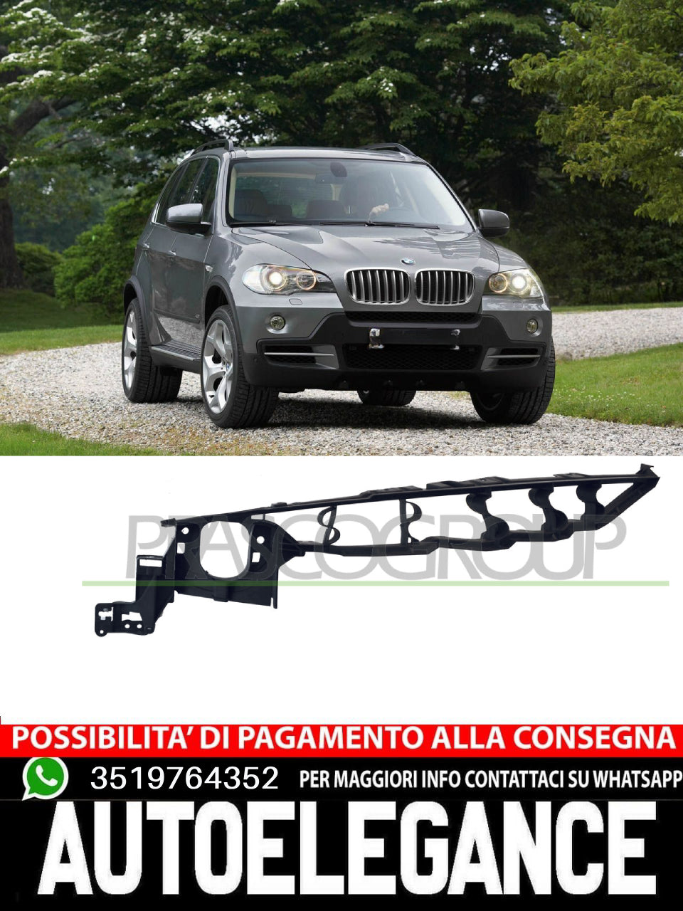 Traversa Ossatura SINISTRO Prasco Per Bmw X5 E70 Xdrive 4.8 3.0  51657157989