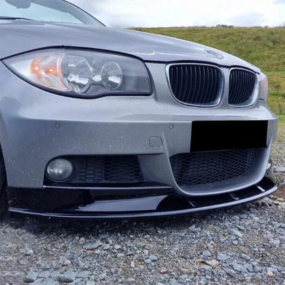 💕 ART.10267 SPLITTER M Performance BMW 1 E81,E87 2004-2011 NERO LUCIDO💕