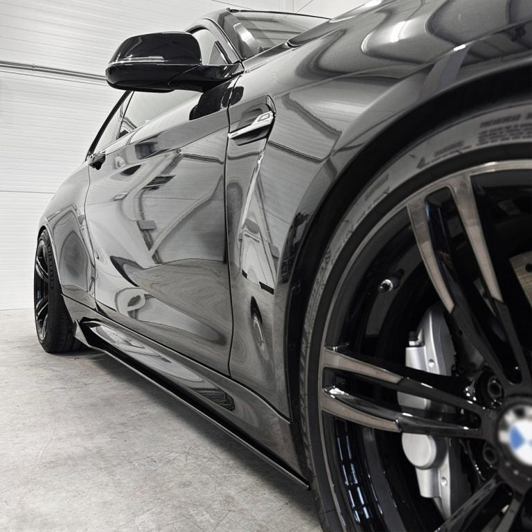 💕ART.10273 SOTTO MINIGONNE M Performance BMW 2 F87 Coupe 15-21 NERO LUCIDO💕