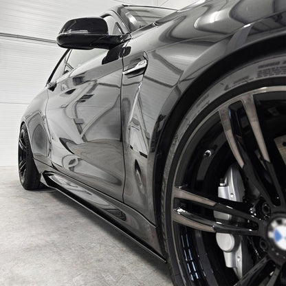 💕ART.10273 SOTTO MINIGONNE M Performance BMW 2 F87 Coupe 15-21 NERO LUCIDO💕