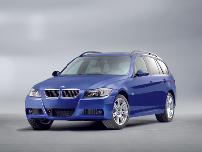 ART.6378  FARI ANTERIORI BMW Serie 3 E90 E91 2005-2008 NERI Angel Eyes