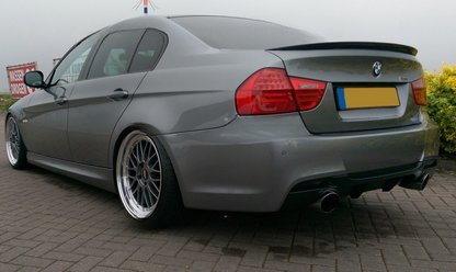 ❤️Diffusore Posteriore Compatibile con BMW E90 E91 M Pack 2 Uscita Scarico❤️