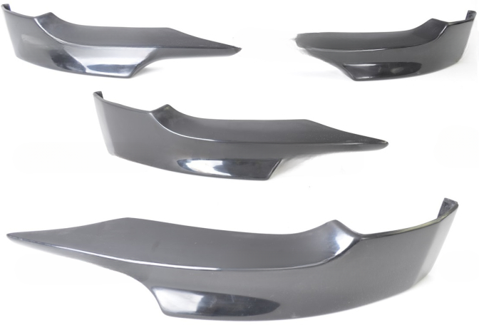 ❤️Flaps Splitter Anteriore per BMW Serie 3 E92 E93 M Pack 2006–2010❤️