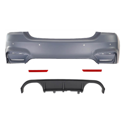 💫ART.4026 Paraurt Posteriori + Diffusore per BMW Serie 4 F32 F36 13-20 M4 look💫