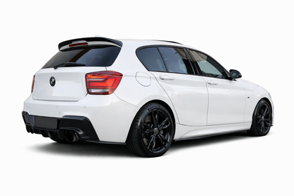 💫ART.0599 Spoiler Posteriore V2 per Bmw  Serie 1 F20 2011-2018 Nero Lucido💫
