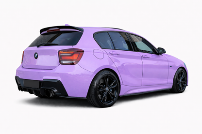 💫ART.0599 Spoiler Posteriore V2 per Bmw  Serie 1 F20 2011-2018 Nero Lucido💫
