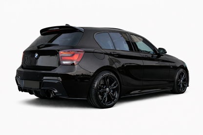 💫ART.0599 Spoiler Posteriore V2 per Bmw  Serie 1 F20 2011-2018 Nero Lucido💫