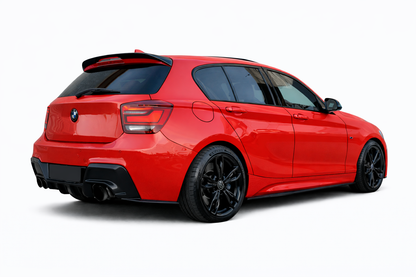 💫ART.0599 Spoiler Posteriore V2 per Bmw  Serie 1 F20 2011-2018 Nero Lucido💫