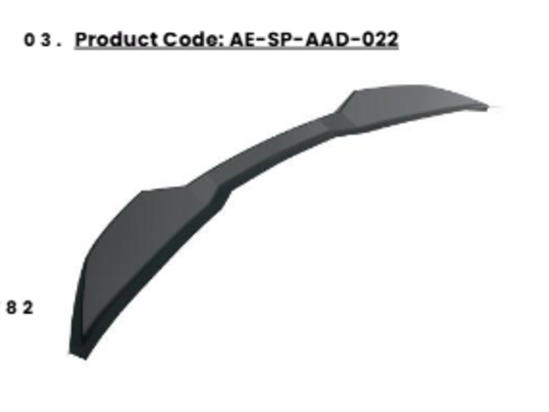 💕ART.2366  SPOILER  BMW M4 F82 2014-2021💕