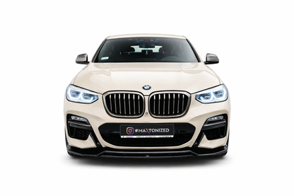 💫ART.9297 Splitter Anteriore Nero Lucido per BMW X4 M-Pack G02 2018-2021💫