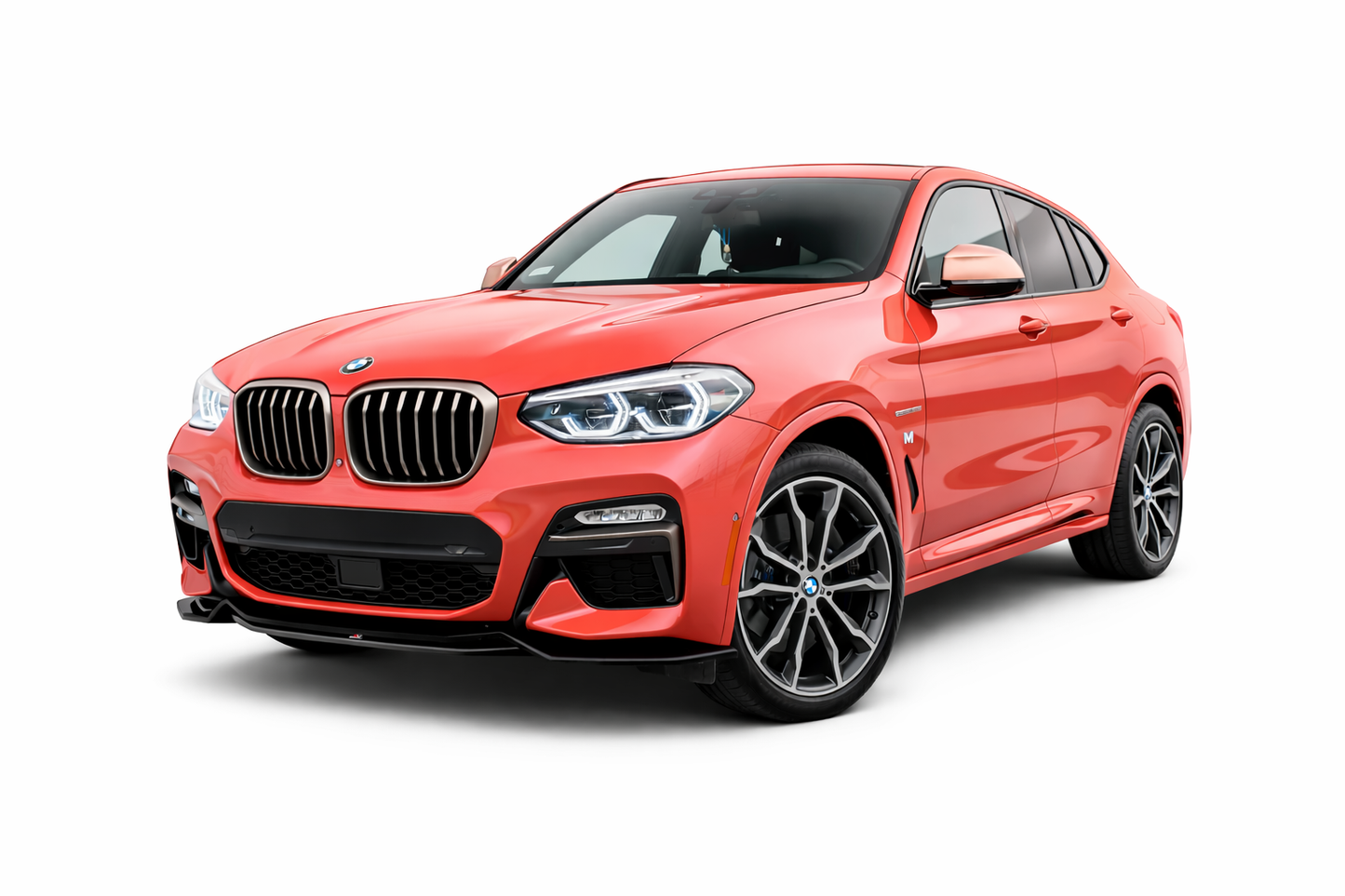 💫ART.9297 Splitter Anteriore Nero Lucido per BMW X4 M-Pack G02 2018-2021💫