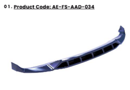 💕ART.2369  SPLITTER BMW X5 M-SPORT G05 2018-2023💕
