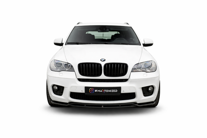 💫 ART.9301 Splitter Anteriore Nero Lucido per BMW X5 E70 restyling M-Pack💫