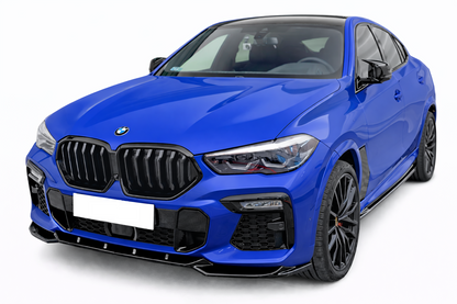 💫ART.9495 Splitter Anteriore V1 per BMW X6 G06 M 2019 +💫