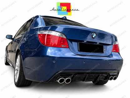 👉DIFFUSORE M5 LOOK ADATTO PER BMW SERIE 5 E60 E61 03-07 NERO LUCIDO 0147👈