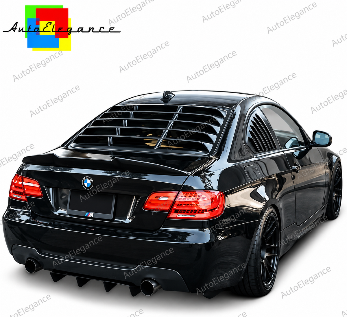 👉ART.10799 Louvers Vetri Laterali adatto per BMW 3 Series 2006-2013 E92 Coupé👈