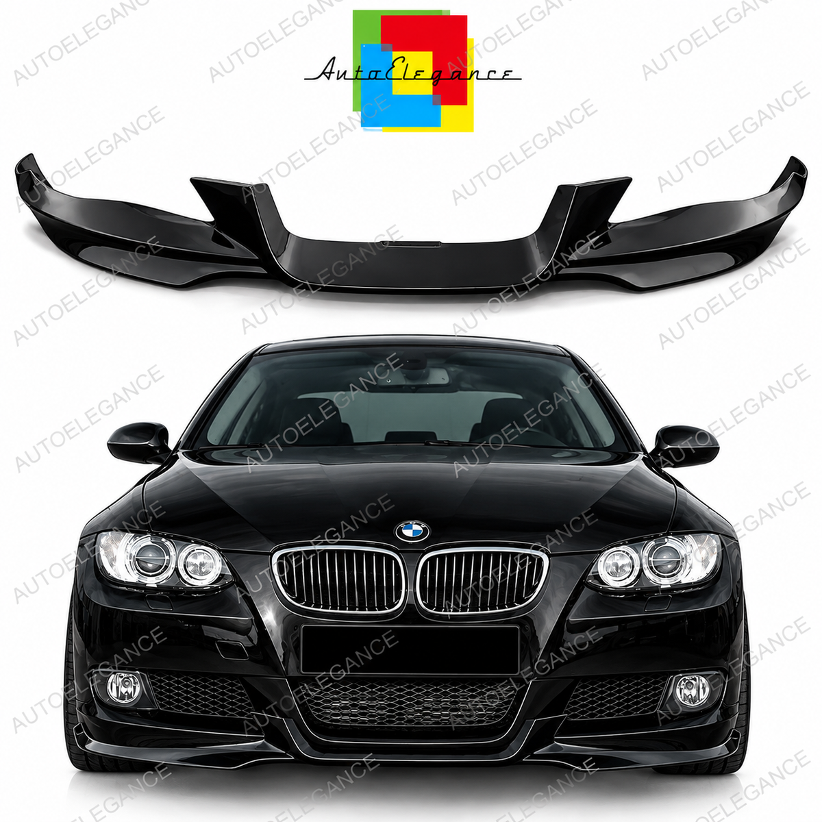 👉ART.11159 SOTTO PARAURTI ADATTO PER BMW 3 E92 COUPE LOOK M-SPORT GREZZO👈