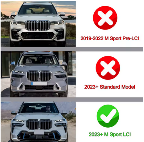 ART.4756  BODYKIT BMW X7 G07 Sport 4-door 2023 2024