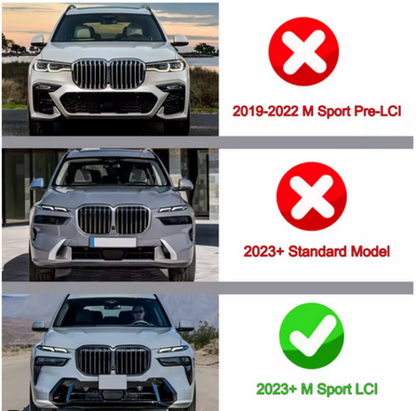 ART.4756  BODYKIT BMW X7 G07 Sport 4-door 2023 2024
