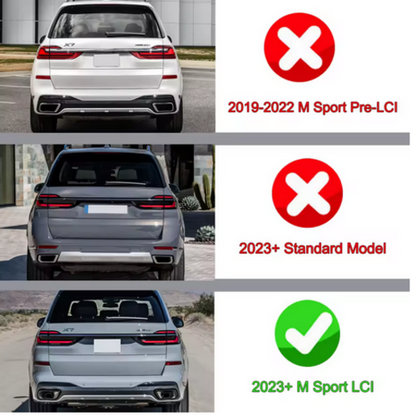 ART.4756  BODYKIT BMW X7 G07 Sport 4-door 2023 2024