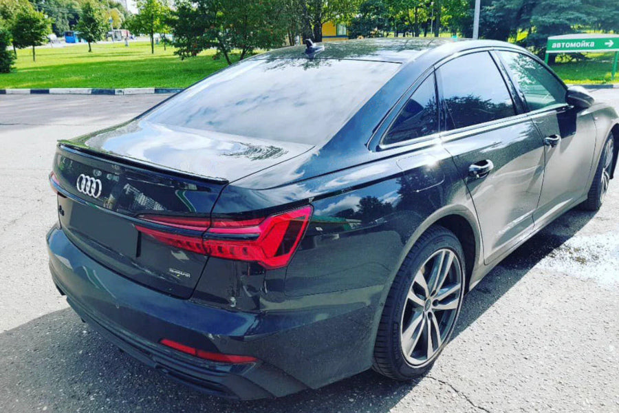 ✨GLOSSY BLACK SPOILER SUITABLE FOR AUDI A6 C8 Sedan 2018+✨ 