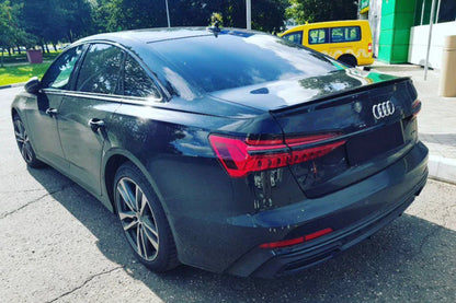 ✨GLOSSY BLACK SPOILER SUITABLE FOR AUDI A6 C8 Sedan 2018+✨ 