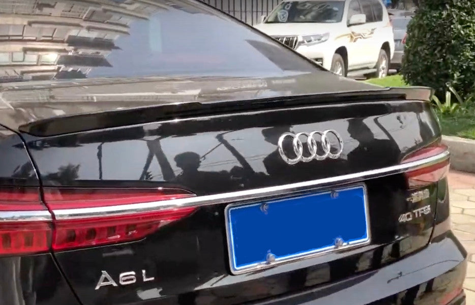 ✨✨GLOSSY BLACK SPOILER SUITABLE FOR AUDI A6 C8 Sedan 2018+✨✨ 