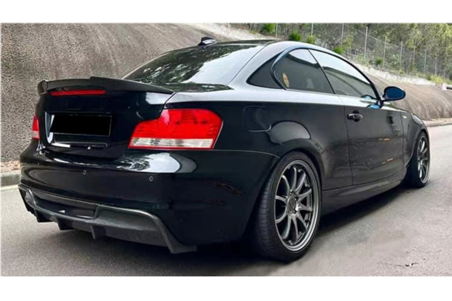 ✨✨ SPOILER NERO LUCIDO ADATTO PER BMW 1 E82 E88 2007-2011 Coupe Cabrio✨✨
