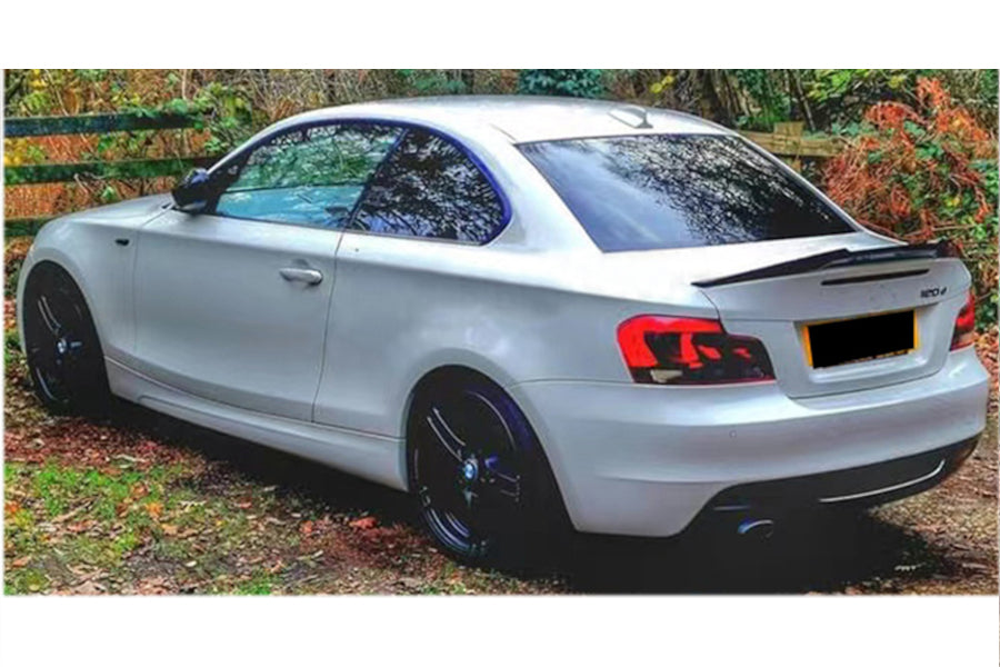 ✨✨ SPOILER NERO LUCIDO ADATTO PER BMW 1 E82 E88 2007-2011 Coupe Cabrio✨✨