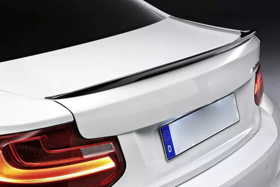 🔥SPOILER adatto per BMW 2 F22 F87 2014+🔥 CARBOON LOOK