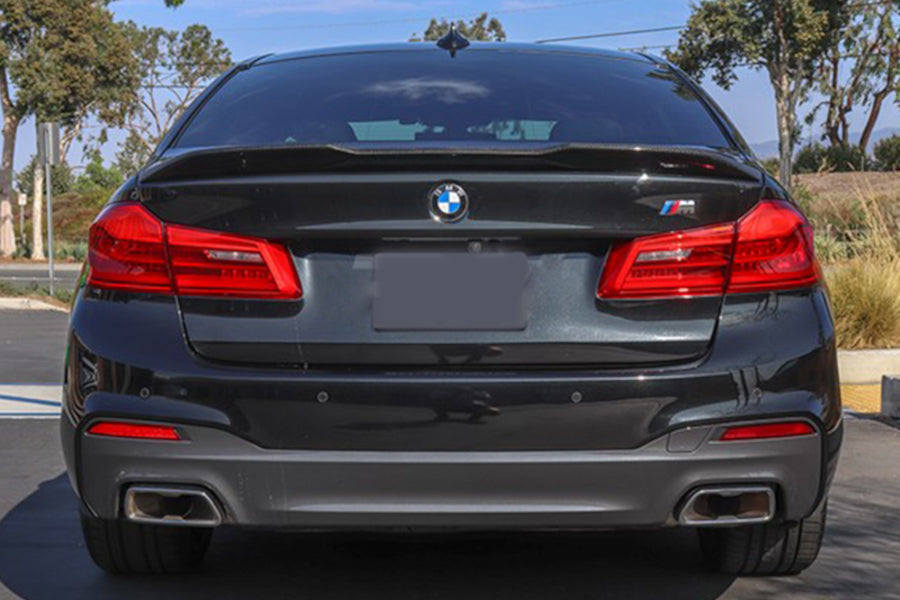 ✨SPOILER nero lucido ADATTO PER BMW 5 G30 G38 2017+ Sedan✨