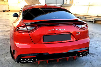 Kia Stinger 2017-2023 SPOILER BAGAGLIAIO nero opaco