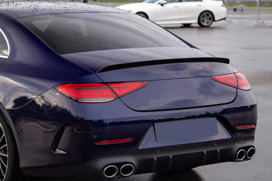 🔥GLOSSY BLACK SPOILER SUITABLE FOR Mercedes CLS C257 2018+🔥