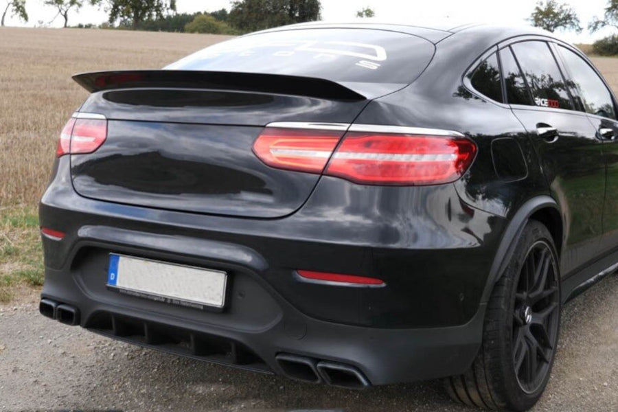 🔥GLOSSY BLACK SPOILER SUITABLE FOR Mercedes GLC C253 2016+ Coupe🔥
