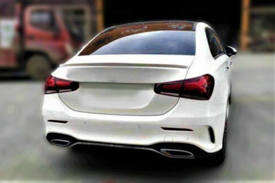 🔥Spoiler nero lucido adatto per Mercedes A class V177 2018+ Sedan🔥