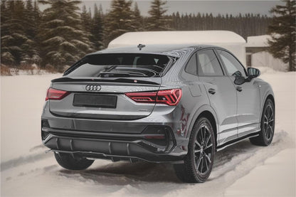 🔥1376 SPOILER BAGAGLIAIO ADATTO PER AUDI Q3 F3 2019+ SPORTBACK NERO LUCIDO 🔥