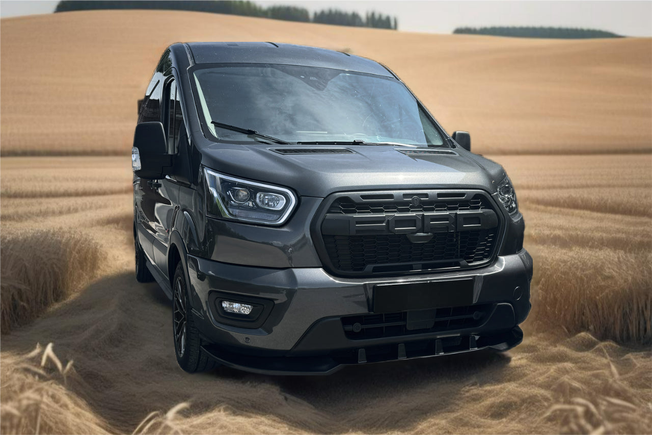 ✌️😎FRONT SPLITTER SUITABLE FOR FORD TRANSIT 2019- ABS😎✌️