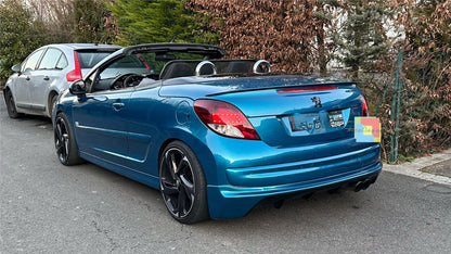0600🔥DIFFUSORE DAM POSTERIORE PER PEUGEOT 207 ABS LOOK SPORTIVO TUNING🔥