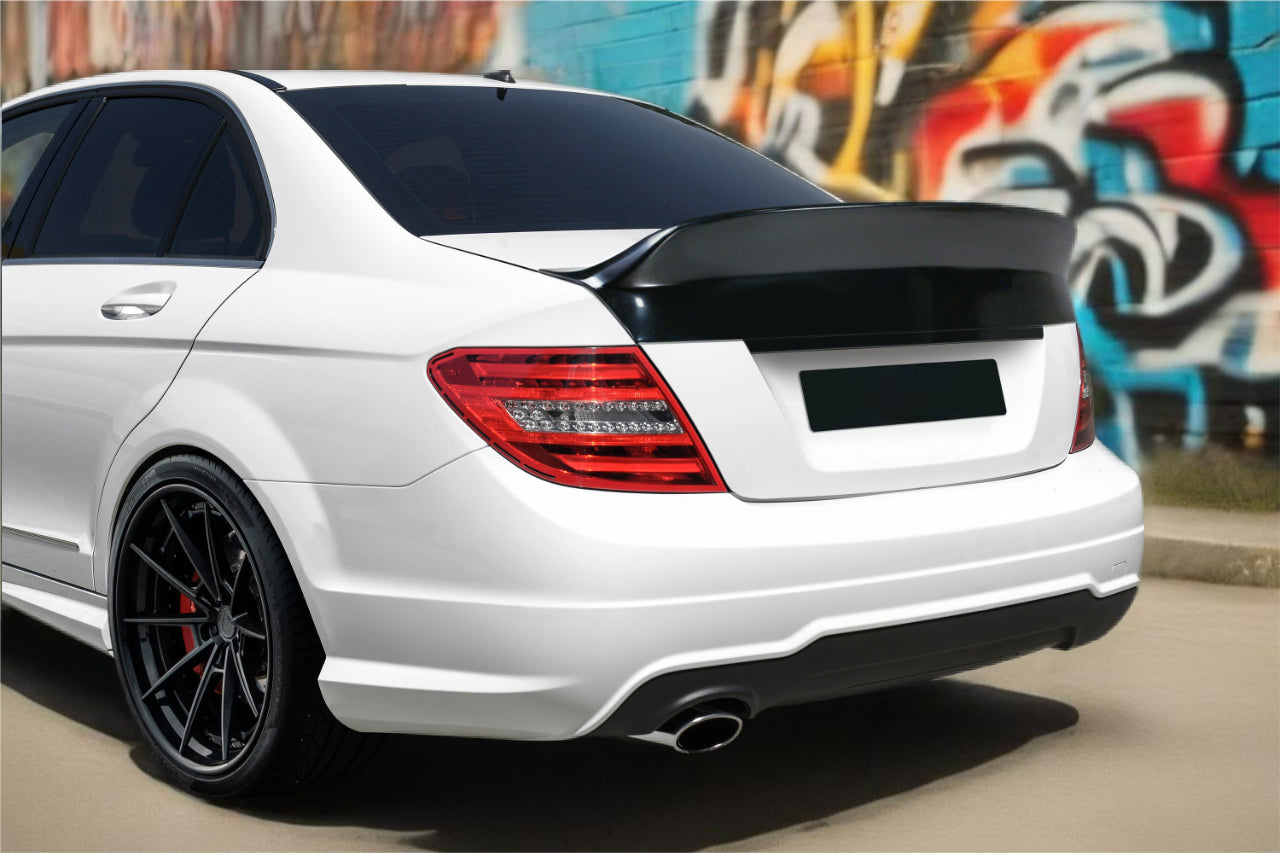 ✌️😎SPOILER POSTERIORE ADATTO PER MERCEDES CLASSE C W204 ABS😎✌️