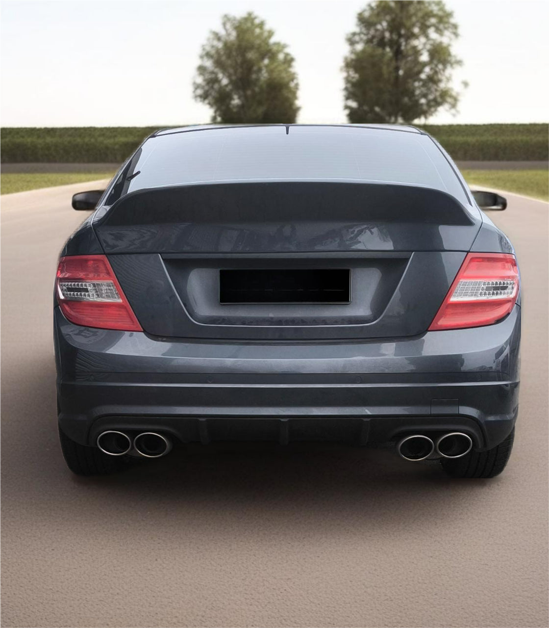 ✌️😎SPOILER POSTERIORE ADATTO PER MERCEDES CLASSE C W204 ABS😎✌️