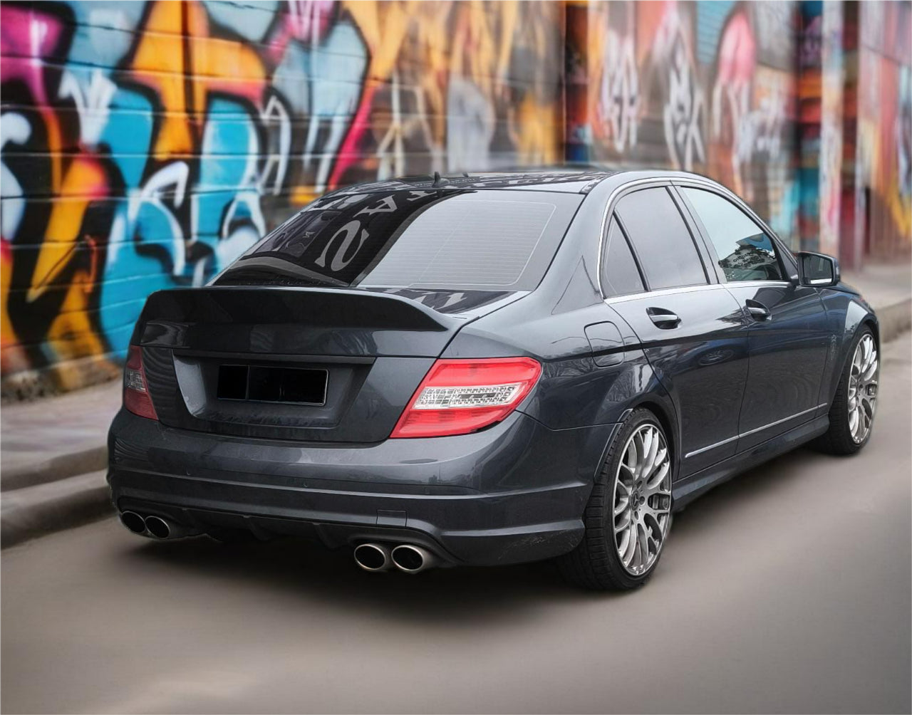 ✌️😎SPOILER POSTERIORE ADATTO PER MERCEDES CLASSE C W204 ABS😎✌️