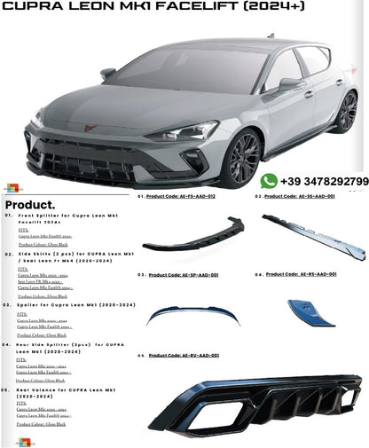 💫Bodykit addato per Cupra Leon MK1 Facelift 2024+💫
