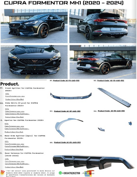 💫Bodykit addato per Cupra Formentor MK1 2020-2024💫