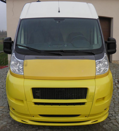 ❤️Griglia Anteriore Compatibile con FIAT Ducato 2006–2014 Nero a Nido d’Ape❤️